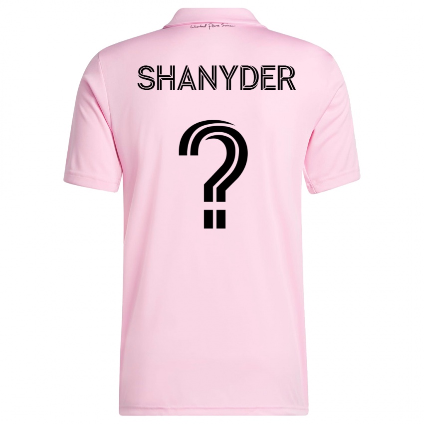 Herren Shanyder Borgelin #0 Rosa Heimtrikot Trikot 2023/24 T-Shirt Österreich