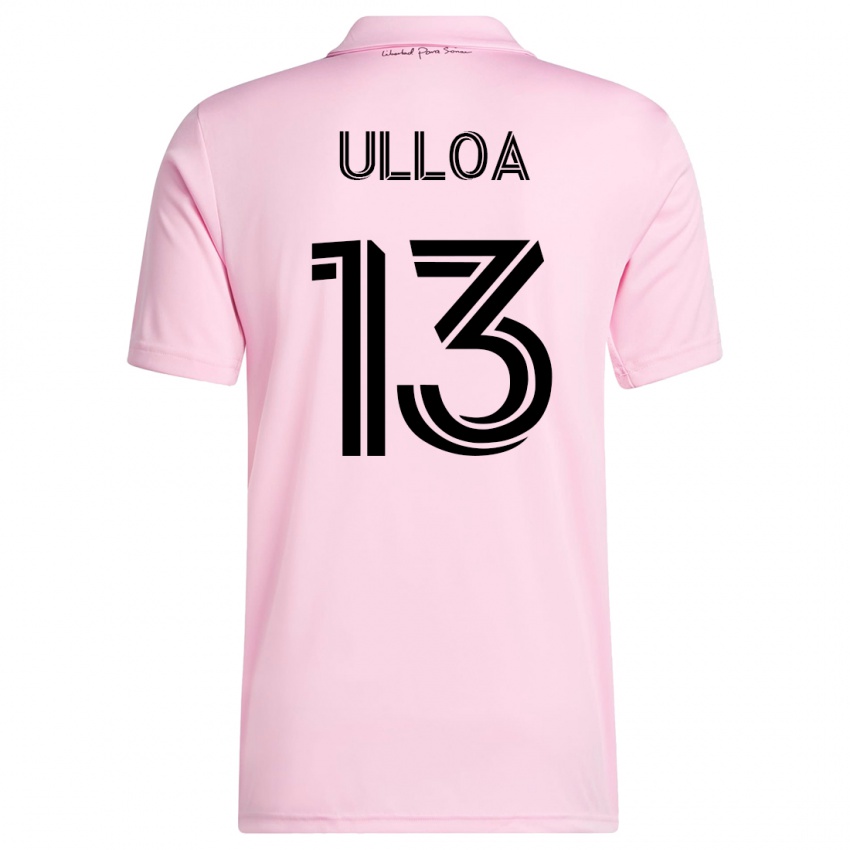 Herren Víctor Ulloa #13 Rosa Heimtrikot Trikot 2023/24 T-Shirt Österreich