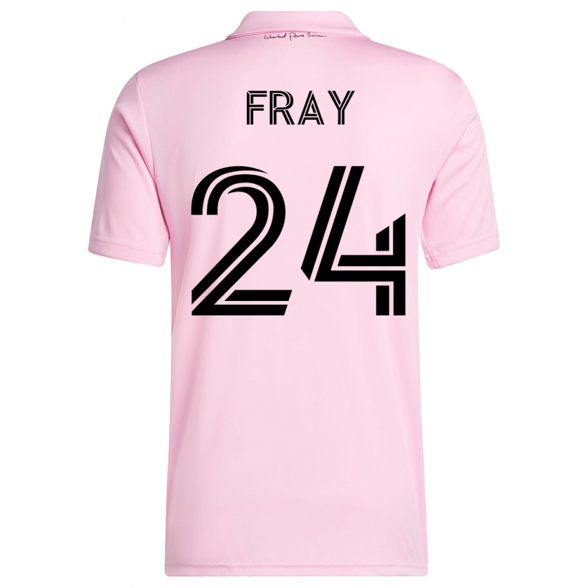 Herren Ian Fray #24 Rosa Heimtrikot Trikot 2023/24 T-Shirt Österreich