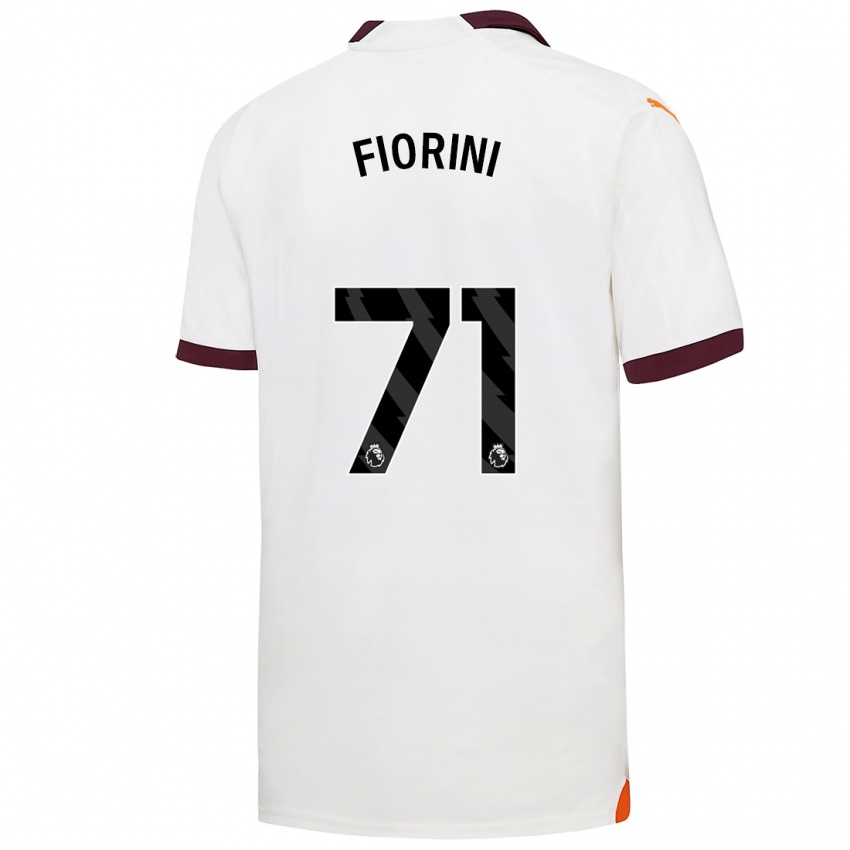 Herren Lewis Fiorini #71 Weiß Auswärtstrikot Trikot 2023/24 T-Shirt Österreich