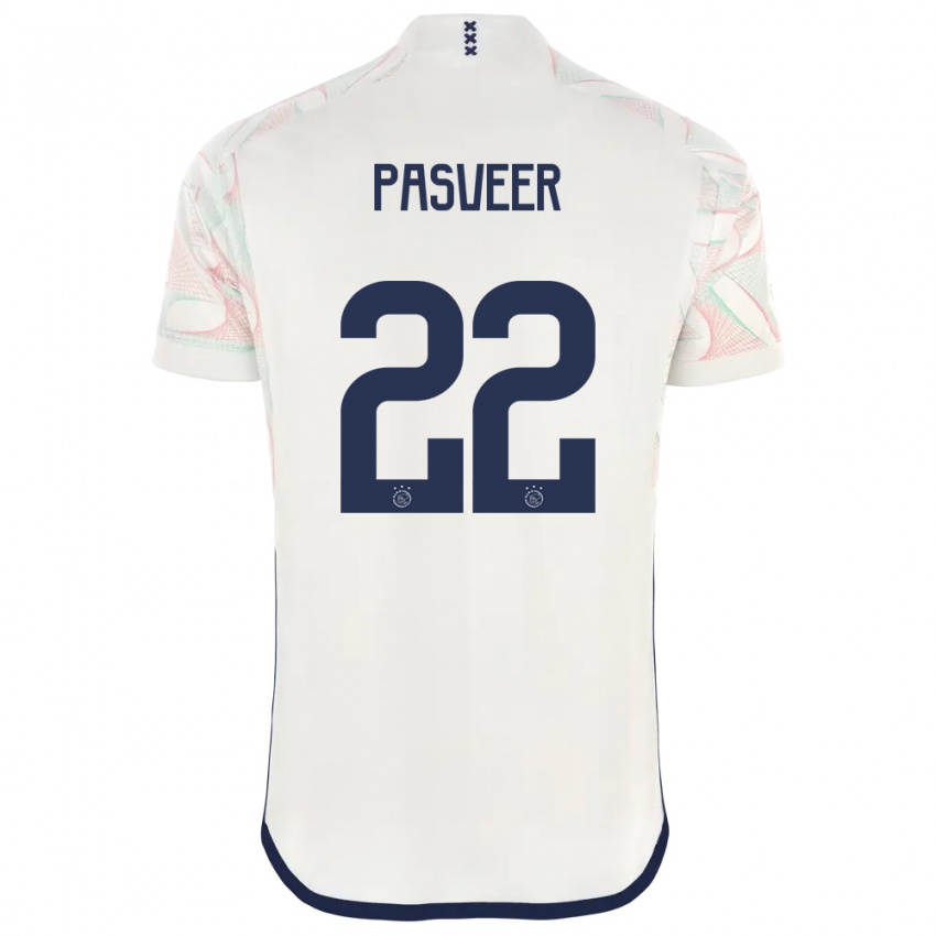 Herren Remko Pasveer #22 Weiß Auswärtstrikot Trikot 2023/24 T-Shirt Österreich