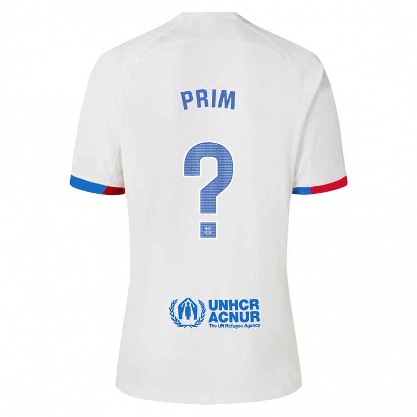 Herren Pau Prim #0 Weiß Auswärtstrikot Trikot 2023/24 T-Shirt Österreich