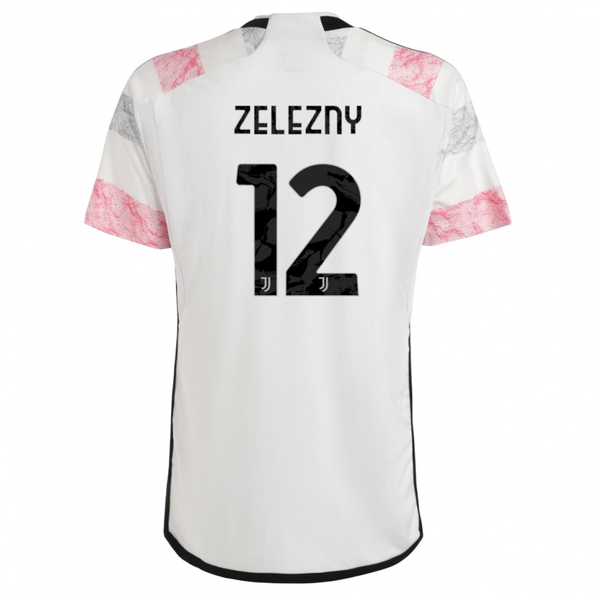 Herren Radoslaw Zelezny #12 Weiß Rosa Auswärtstrikot Trikot 2023/24 T-Shirt Österreich