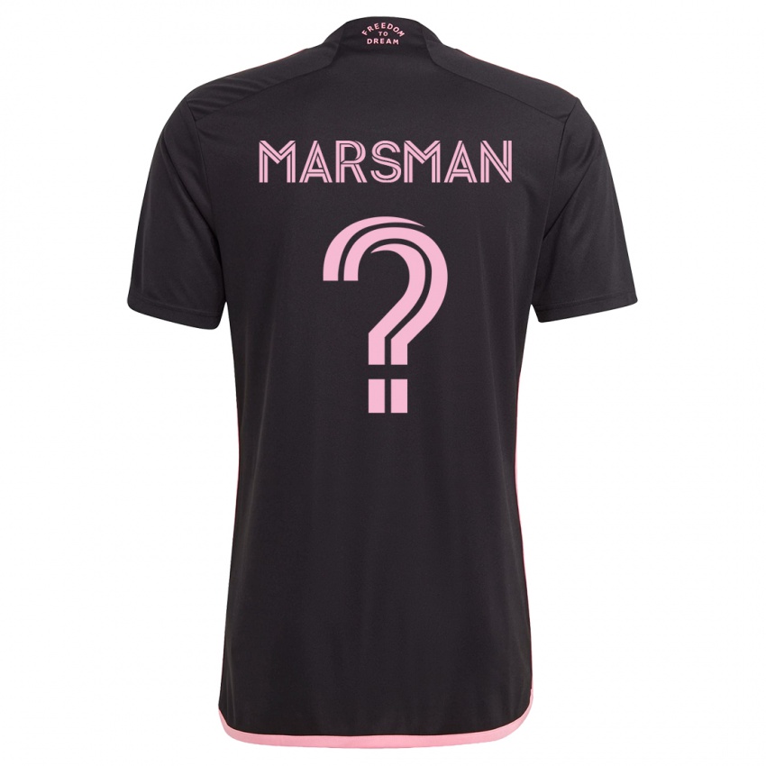 Herren Nick Marsman #0 Schwarz Auswärtstrikot Trikot 2023/24 T-Shirt Österreich