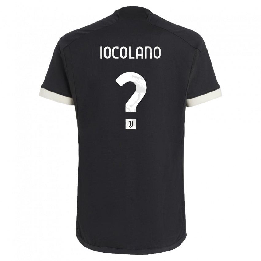 Herren Simone Iocolano #0 Schwarz Ausweichtrikot Trikot 2023/24 T-Shirt Österreich