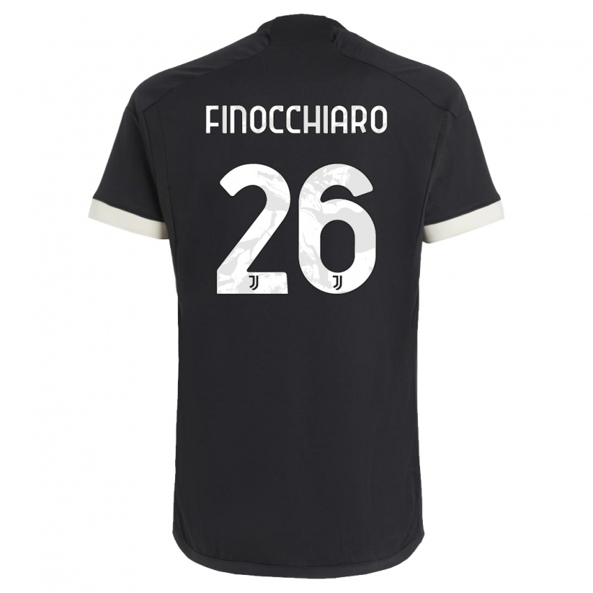 Herren Gabriele Finocchiaro #26 Schwarz Ausweichtrikot Trikot 2023/24 T-Shirt Österreich