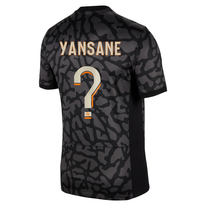 Herren Sekou Yansane #0 Schwarz Ausweichtrikot Trikot 2023/24 T-Shirt Österreich
