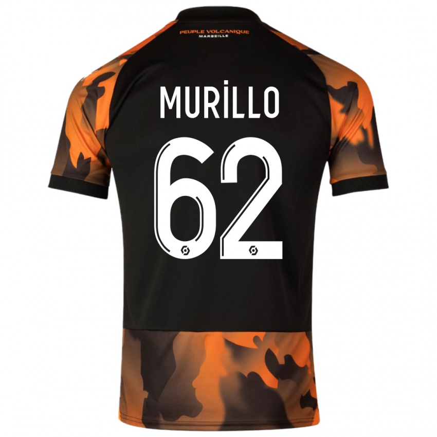 Herren Amir Murillo #62 Schwarzorange Ausweichtrikot Trikot 2023/24 T-Shirt Österreich