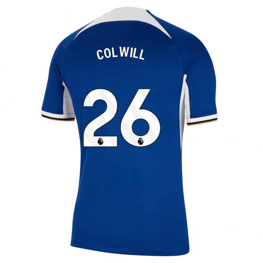 Damen Levi Colwill #26 Blau Heimtrikot Trikot 2023/24 T-Shirt Österreich