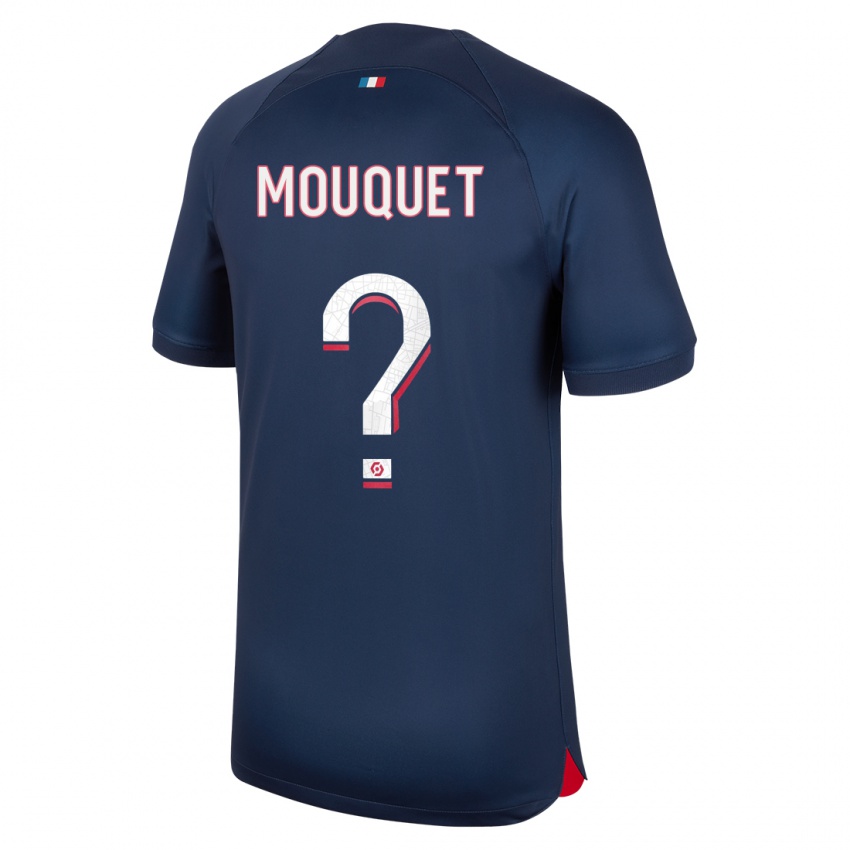 Damen Louis Mouquet #0 Blau Rot Heimtrikot Trikot 2023/24 T-Shirt Österreich