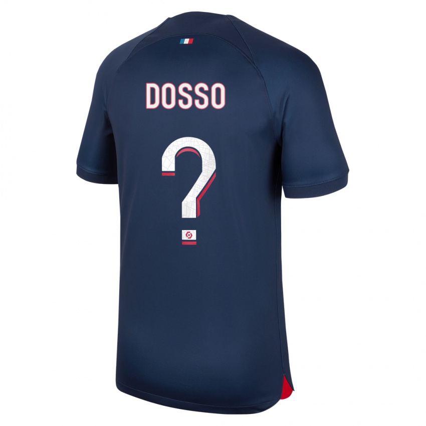 Damen Aboubaka Dosso #0 Blau Rot Heimtrikot Trikot 2023/24 T-Shirt Österreich