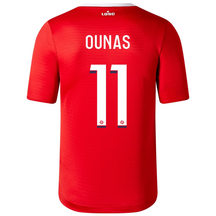 Damen Adam Ounas #11 Rot Heimtrikot Trikot 2023/24 T-Shirt Österreich