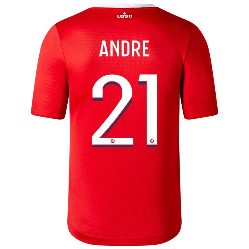 Damen Benjamin Andre #21 Rot Heimtrikot Trikot 2023/24 T-Shirt Österreich