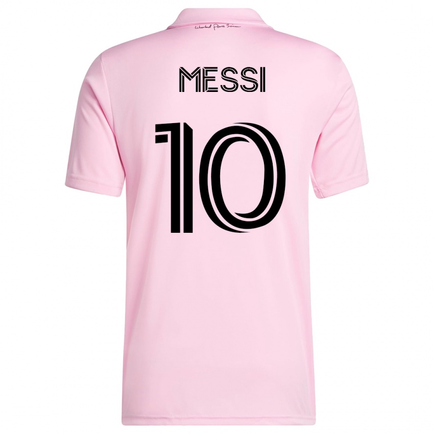 Damen Lionel Messi #10 Rosa Heimtrikot Trikot 2023/24 T-Shirt Österreich