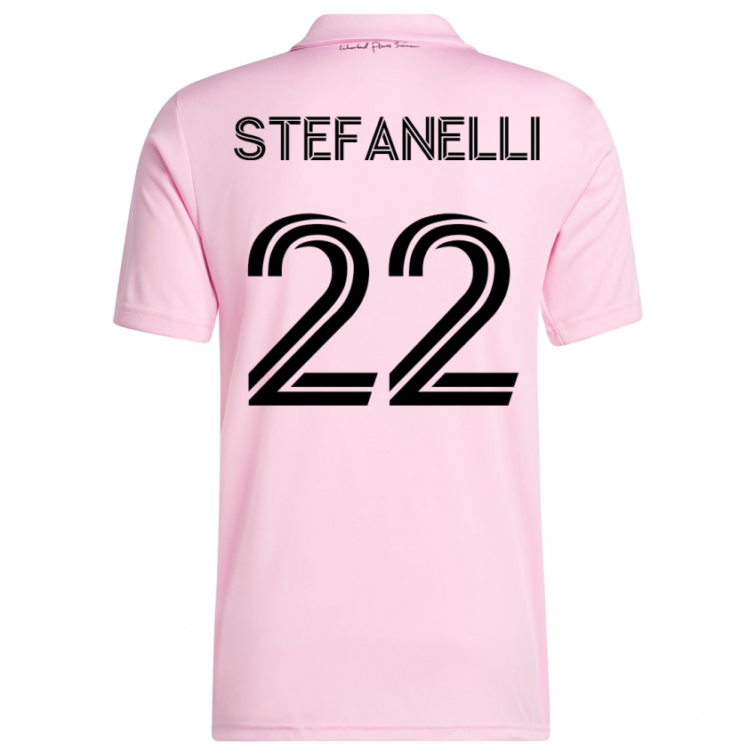 Damen Nicolás Stefanelli #22 Rosa Heimtrikot Trikot 2023/24 T-Shirt Österreich