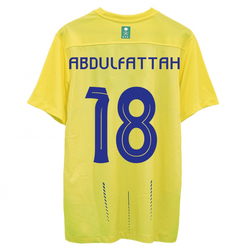Damen Abdulfattah Adam #18 Gelb Heimtrikot Trikot 2023/24 T-Shirt Österreich