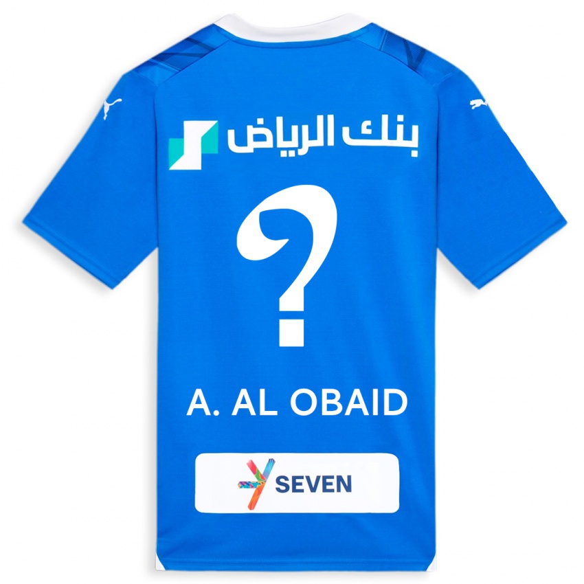 Damen Abdulrahman Al-Obaid #0 Blau Heimtrikot Trikot 2023/24 T-Shirt Österreich