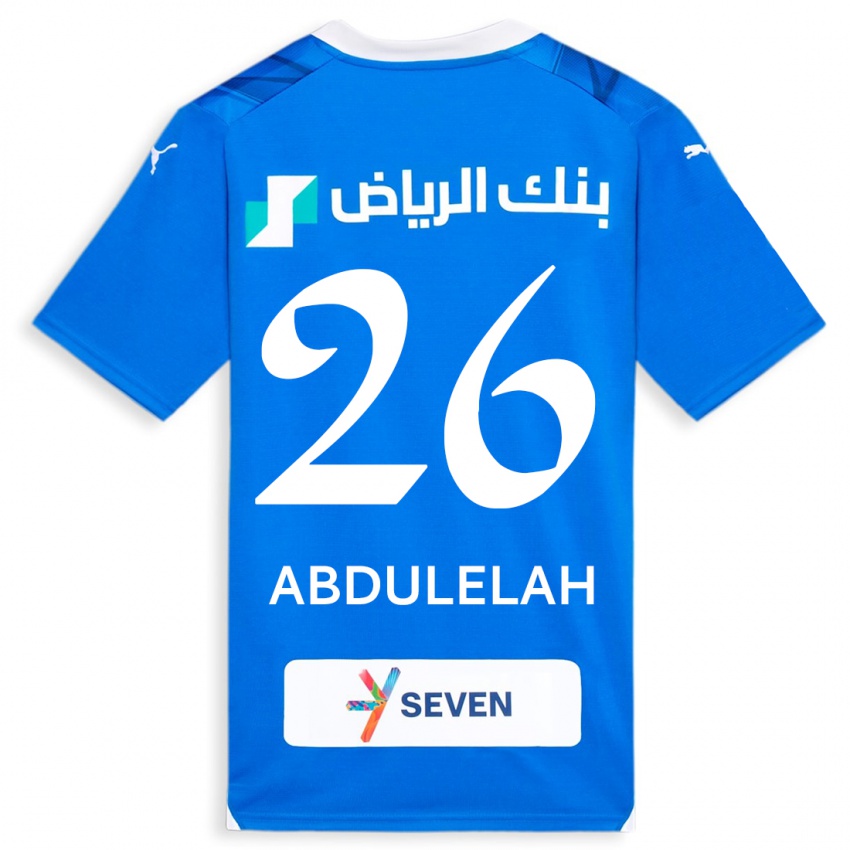 Damen Abdulelah Al-Malki #26 Blau Heimtrikot Trikot 2023/24 T-Shirt Österreich