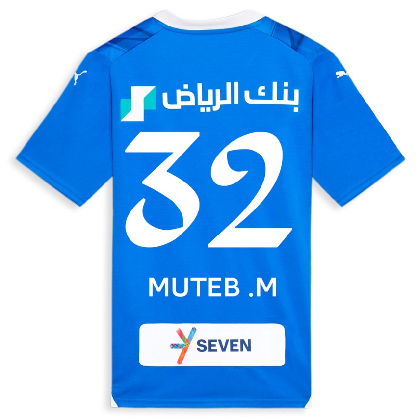 Damen Muteb Al-Mufarrij #32 Blau Heimtrikot Trikot 2023/24 T-Shirt Österreich