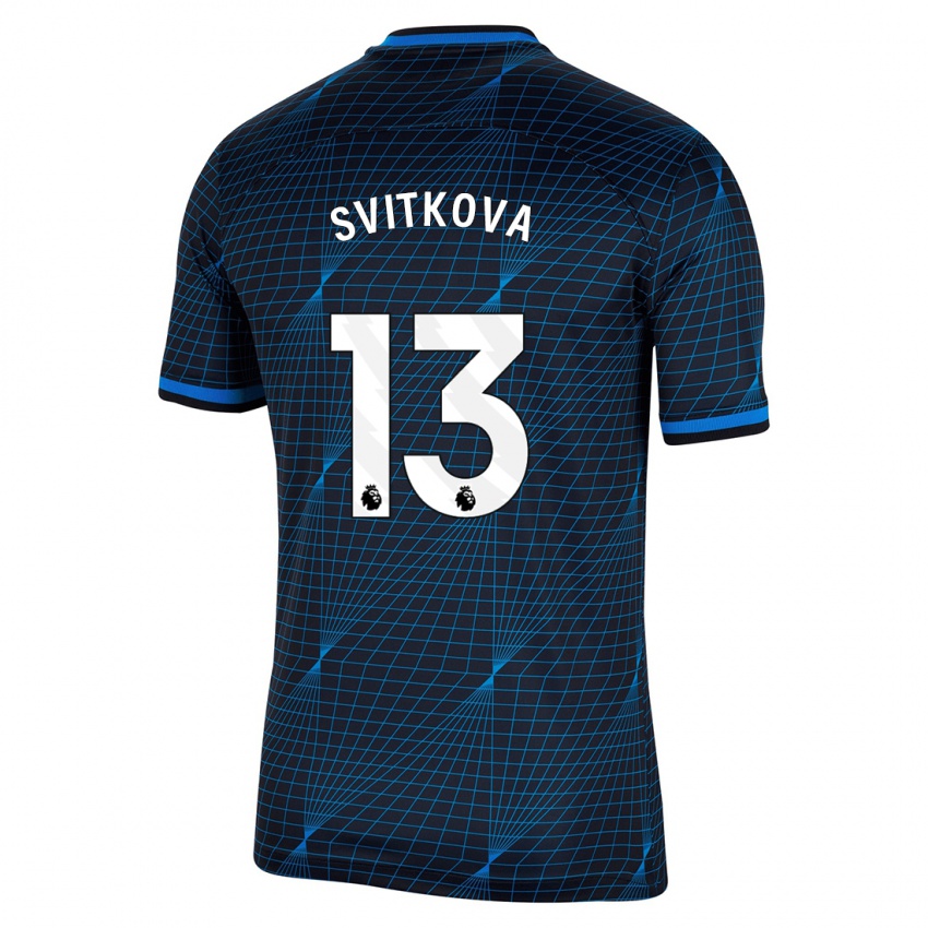 Damen Katerina Svitkova #13 Dunkelblau Auswärtstrikot Trikot 2023/24 T-Shirt Österreich