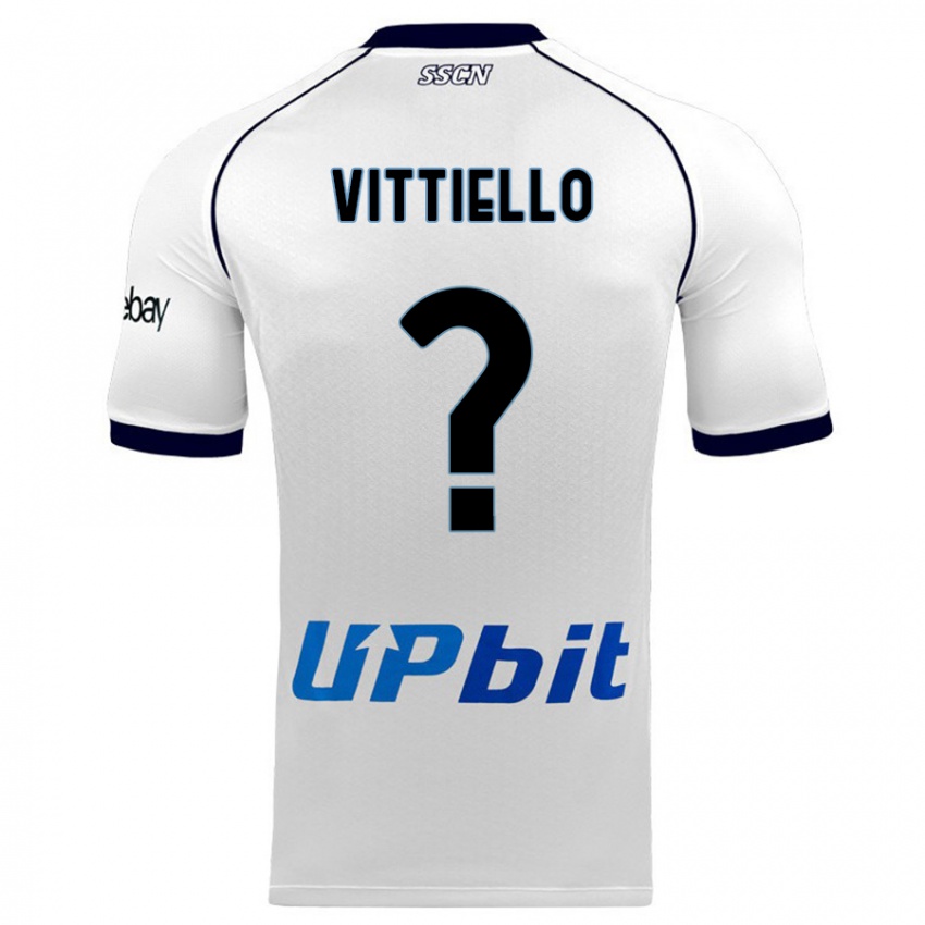 Damen Antonio Vittiello #0 Weiß Auswärtstrikot Trikot 2023/24 T-Shirt Österreich