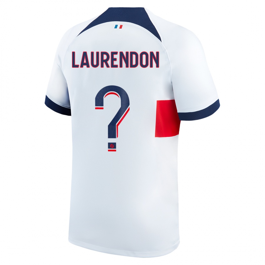 Damen Bilal Laurendon #0 Weiß Auswärtstrikot Trikot 2023/24 T-Shirt Österreich