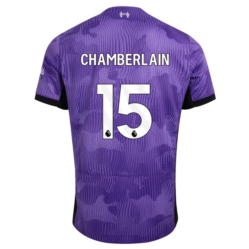 Damen Alex Oxlade Chamberlain #15 Lila Ausweichtrikot Trikot 2023/24 T-Shirt Österreich