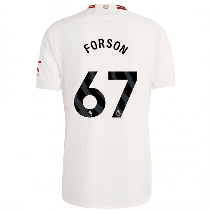 Damen Omari Forson #67 Weiß Ausweichtrikot Trikot 2023/24 T-Shirt Österreich