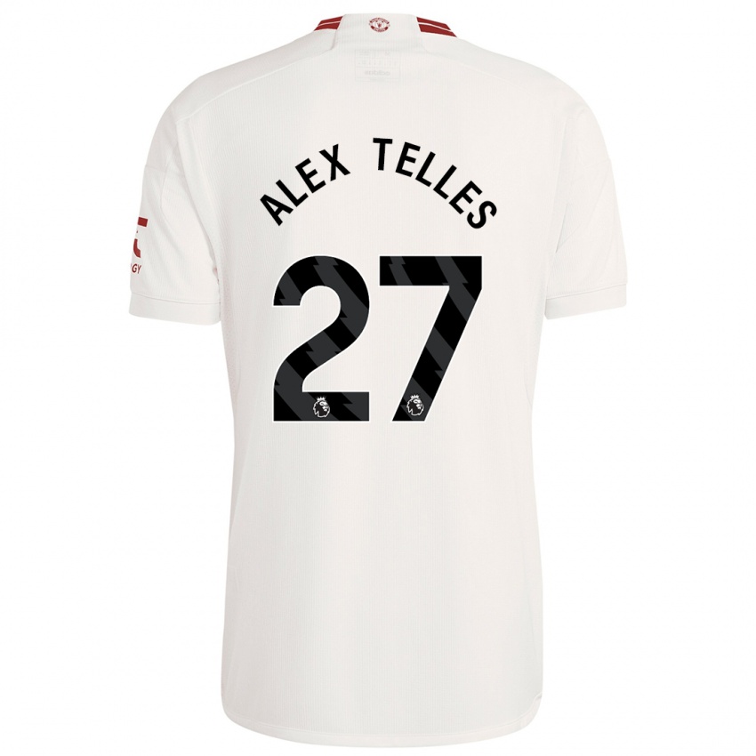 Damen Alex Nicolao Telles #27 Weiß Ausweichtrikot Trikot 2023/24 T-Shirt Österreich