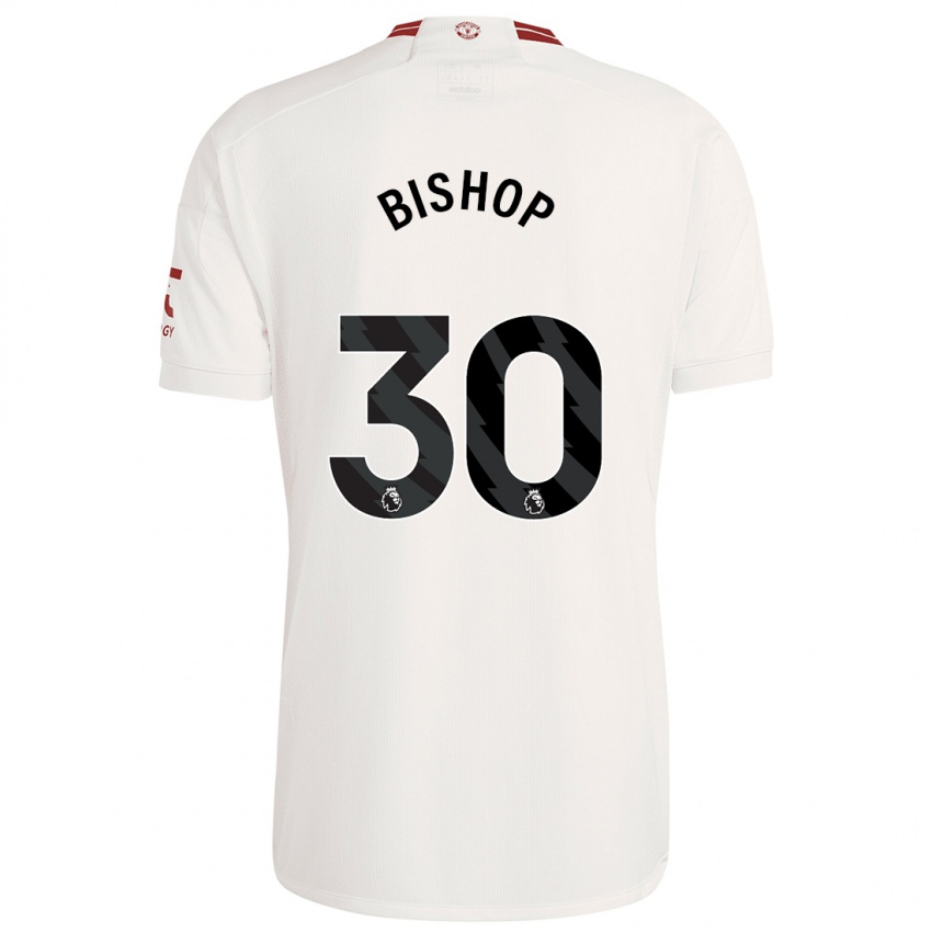 Damen Nathan Bishop #30 Weiß Ausweichtrikot Trikot 2023/24 T-Shirt Österreich