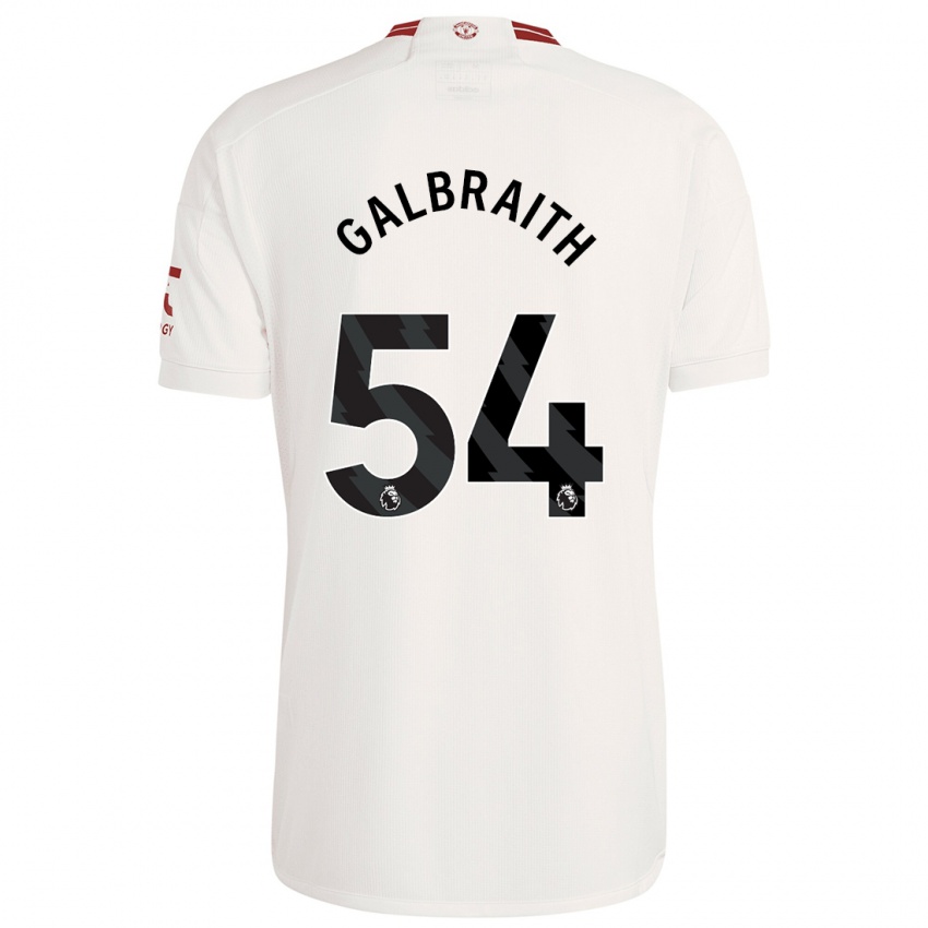 Damen Ethan Galbraith #54 Weiß Ausweichtrikot Trikot 2023/24 T-Shirt Österreich