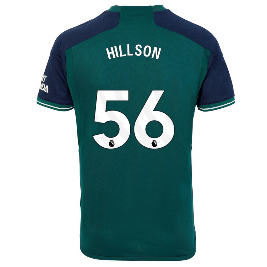 Damen James Hillson #56 Grün Ausweichtrikot Trikot 2023/24 T-Shirt Österreich