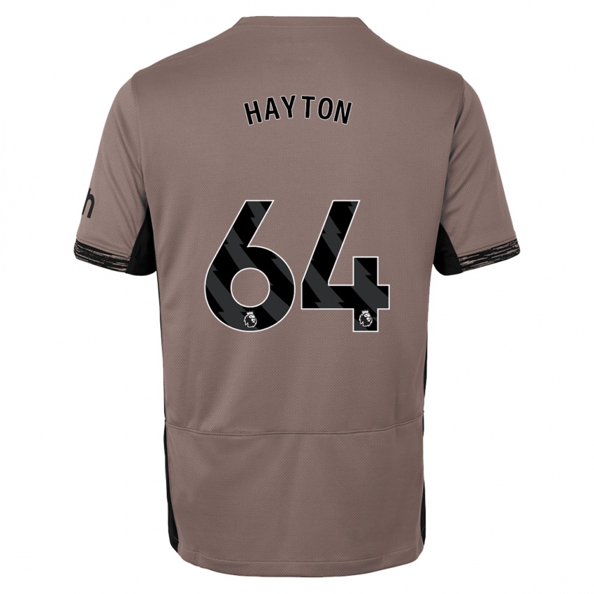 Damen Adam Hayton #64 Dunkelbeige Ausweichtrikot Trikot 2023/24 T-Shirt Österreich