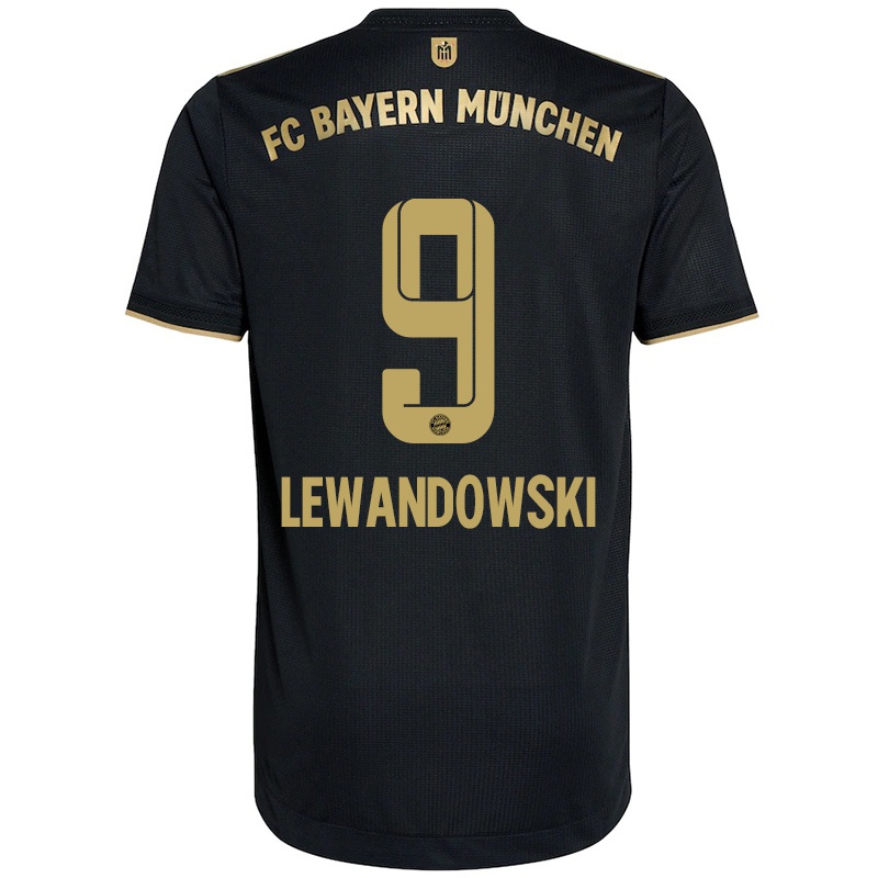 FC Bayern München Herren T-Shirt Lewandowski 9 schwarz 