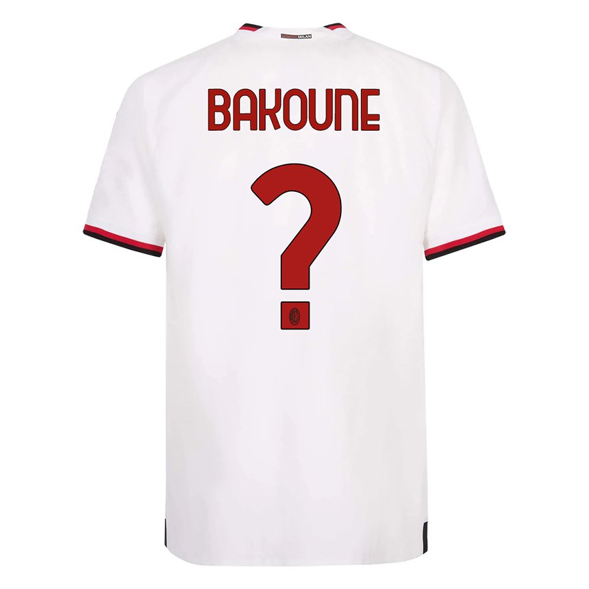 Herren Adam Bakoune #0 Weiß Rot Auswärtstrikot Trikot 2022/23 T-shirt Österreich