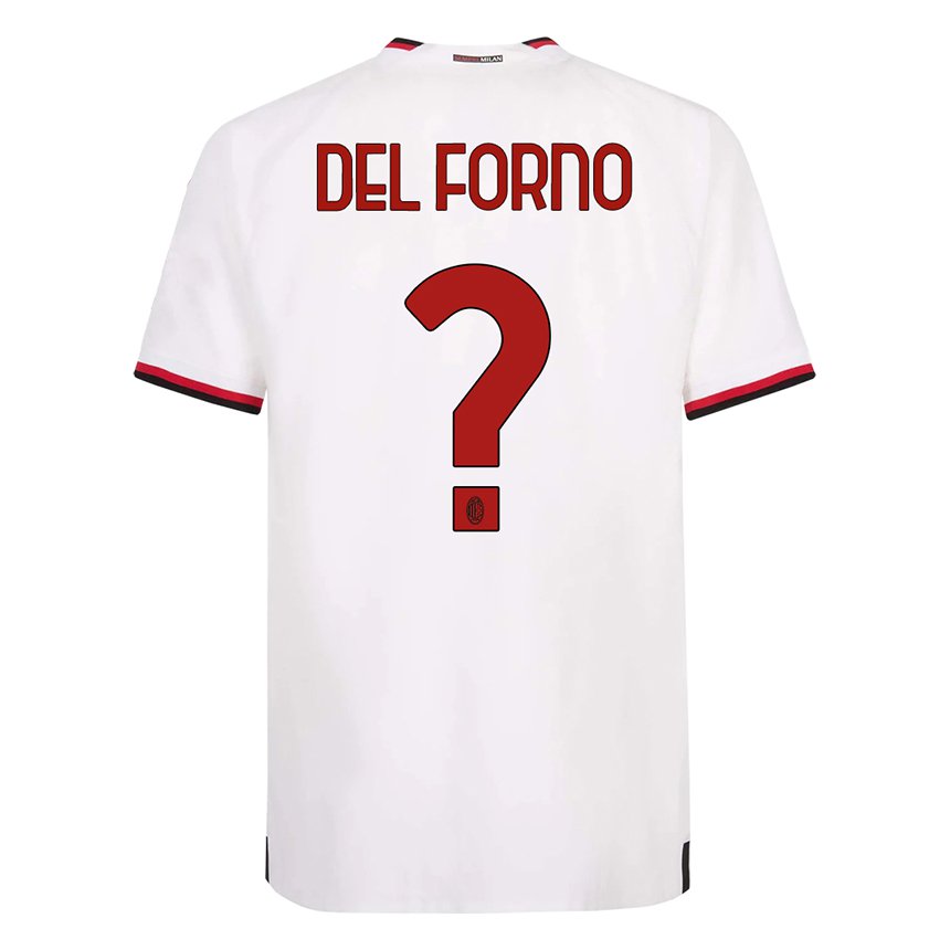 Herren Luca Del Forno #0 Weiß Rot Auswärtstrikot Trikot 2022/23 T-shirt Österreich