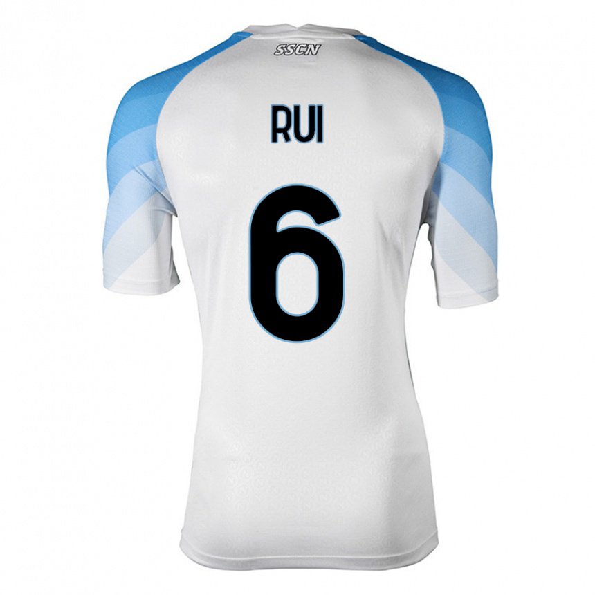 Herren Mario Rui #6 Weiß Himmelblau Auswärtstrikot Trikot 2022/23 T-shirt Österreich