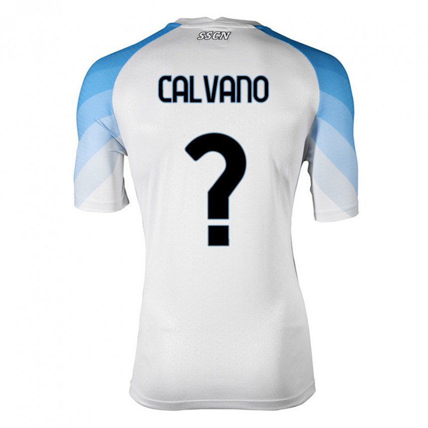 Herren Giovanni Calvano #0 Weiß Himmelblau Auswärtstrikot Trikot 2022/23 T-shirt Österreich