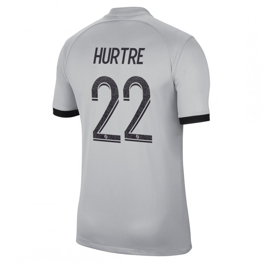 Herren Oceane Hurtre #22 Grau Auswärtstrikot Trikot 2022/23 T-shirt Österreich