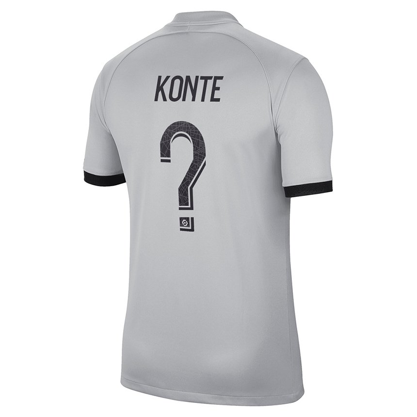 Herren Maeta Konte #0 Grau Auswärtstrikot Trikot 2022/23 T-shirt Österreich