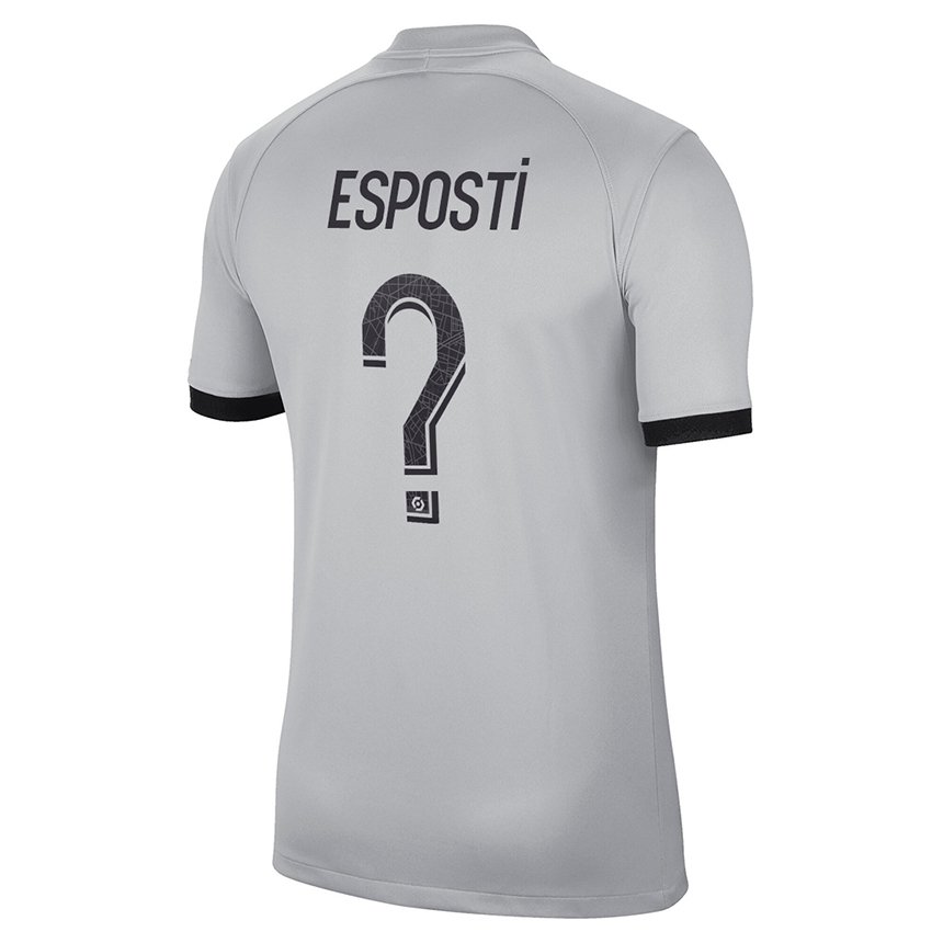Herren Ines Degli Esposti #0 Grau Auswärtstrikot Trikot 2022/23 T-shirt Österreich