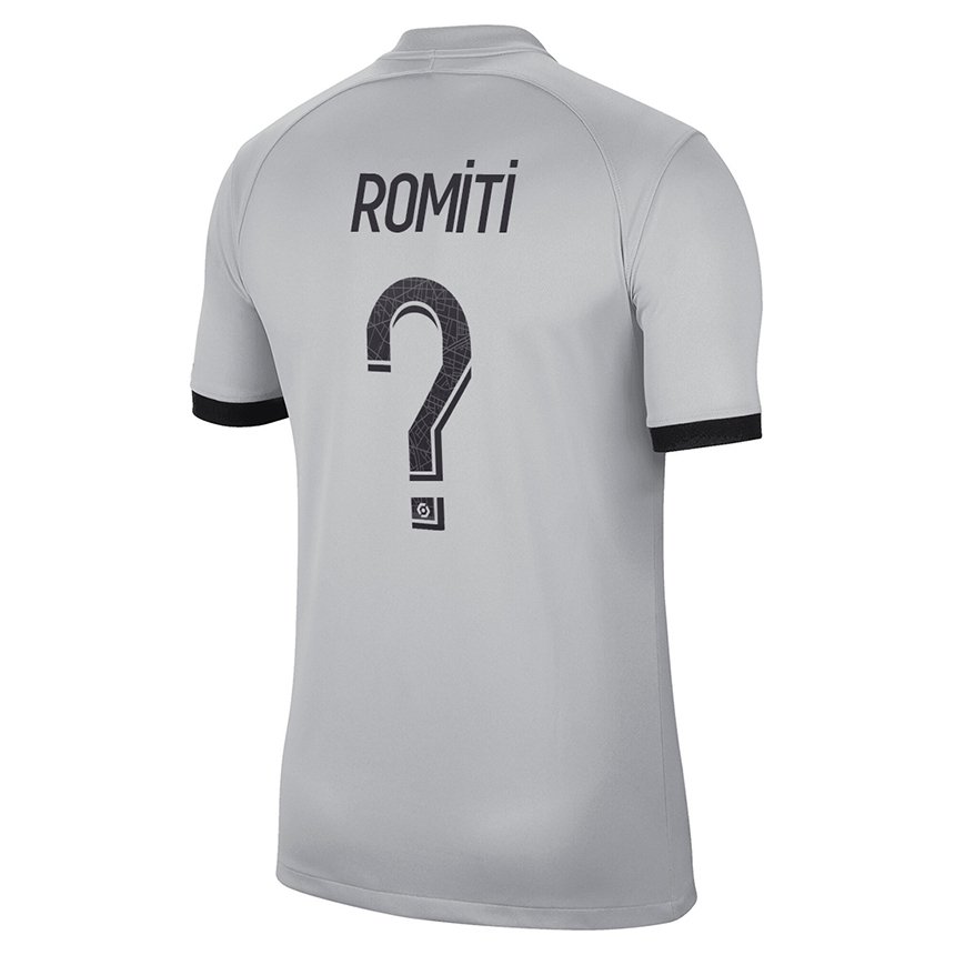 Herren Olivia Romiti #0 Grau Auswärtstrikot Trikot 2022/23 T-shirt Österreich