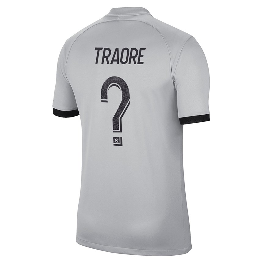Herren Naolia Traore #0 Grau Auswärtstrikot Trikot 2022/23 T-shirt Österreich