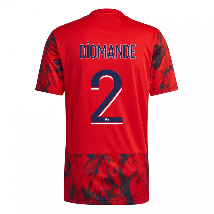 Herren Sinaly Diomande #2 Roter Raum Auswärtstrikot Trikot 2022/23 T-shirt Österreich