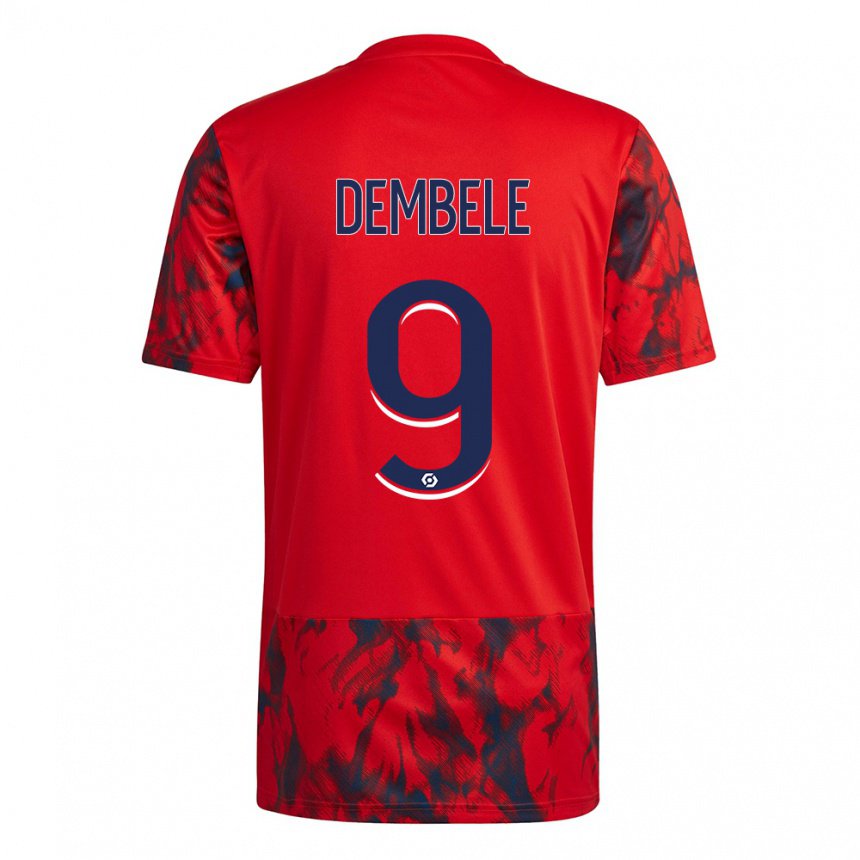 Herren Moussa Dembele #9 Roter Raum Auswärtstrikot Trikot 2022/23 T-shirt Österreich