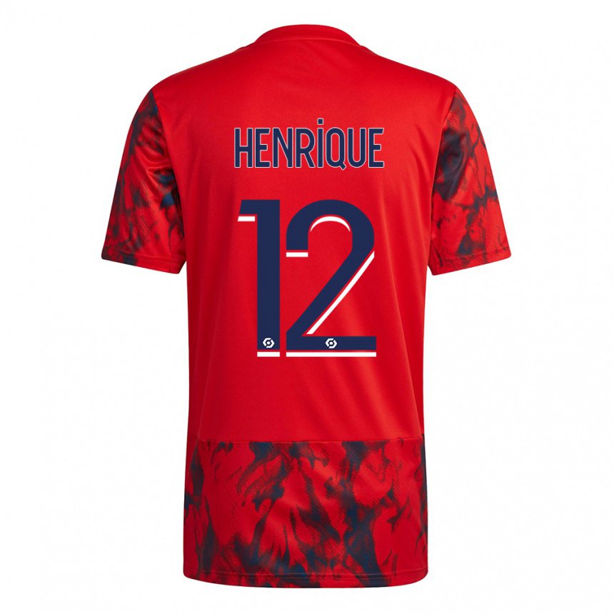 Herren Henrique #12 Roter Raum Auswärtstrikot Trikot 2022/23 T-shirt Österreich