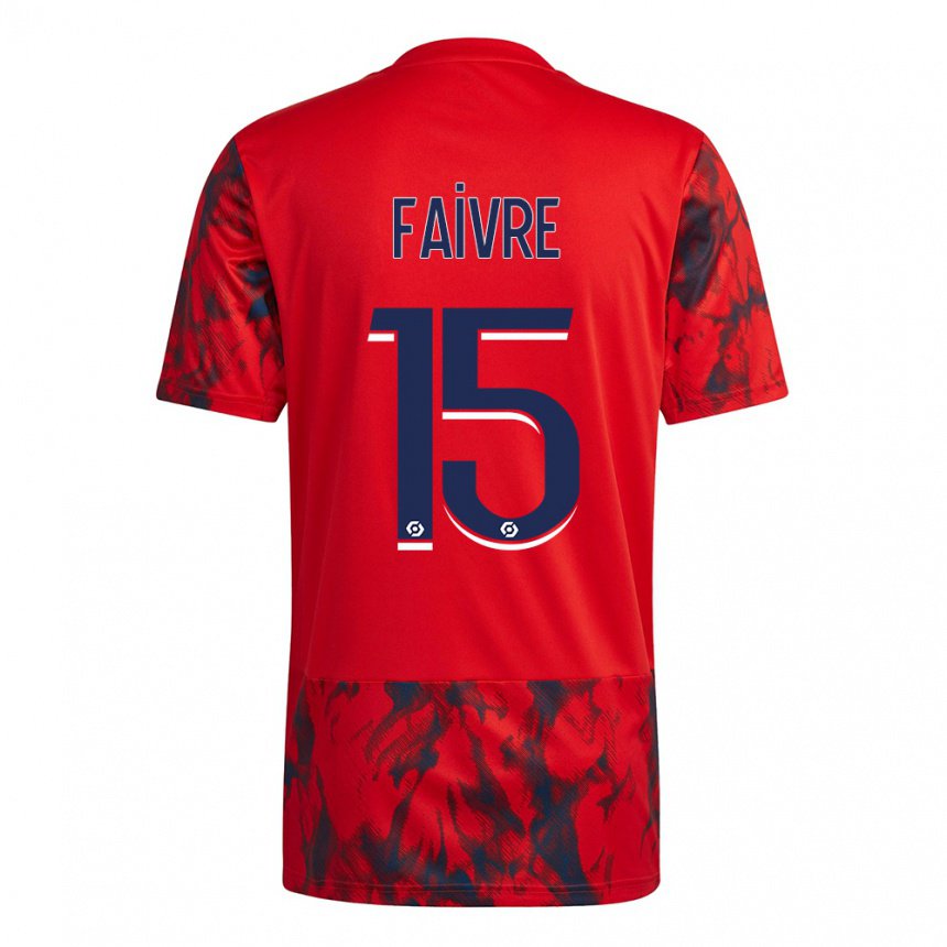 Herren Romain Faivre #15 Roter Raum Auswärtstrikot Trikot 2022/23 T-shirt Österreich