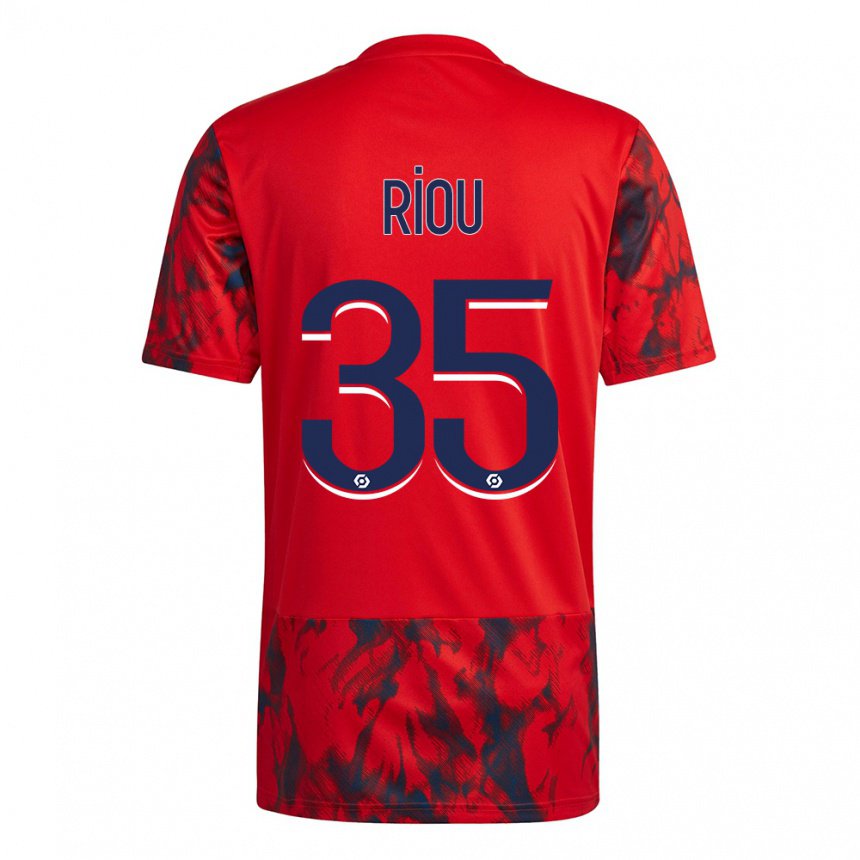 Herren Remy Riou #35 Roter Raum Auswärtstrikot Trikot 2022/23 T-shirt Österreich