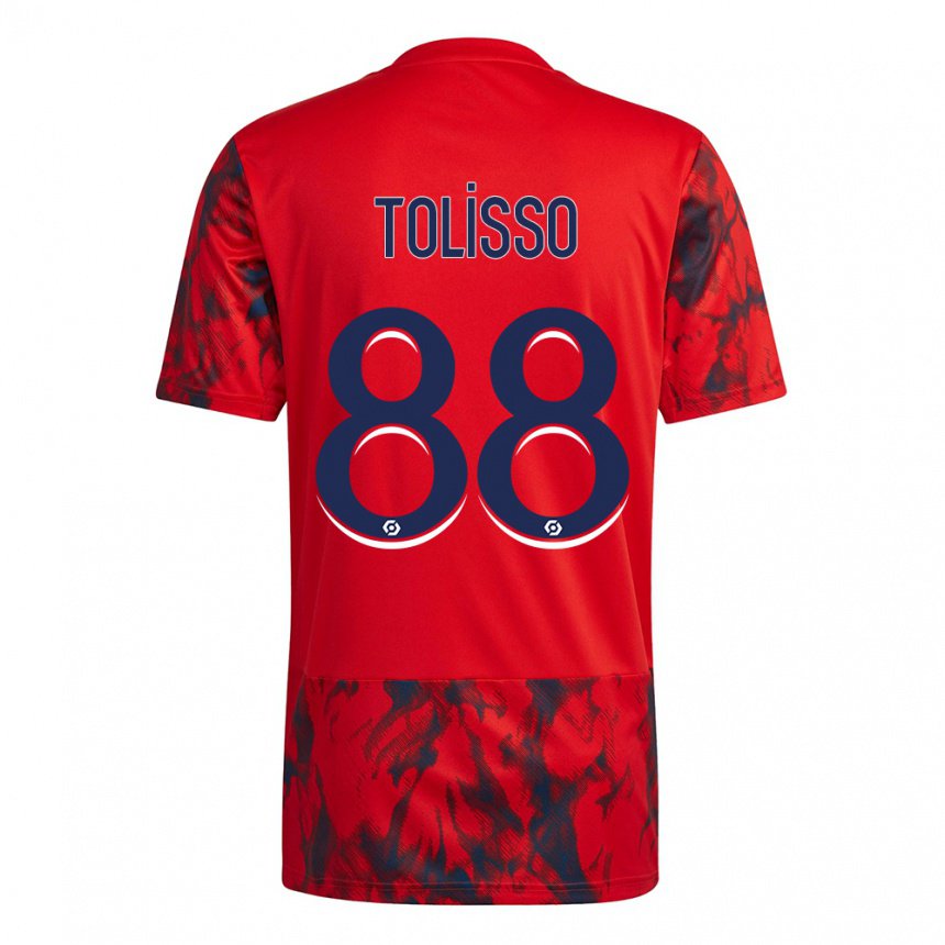 Herren Corentin Tolisso #88 Roter Raum Auswärtstrikot Trikot 2022/23 T-shirt Österreich