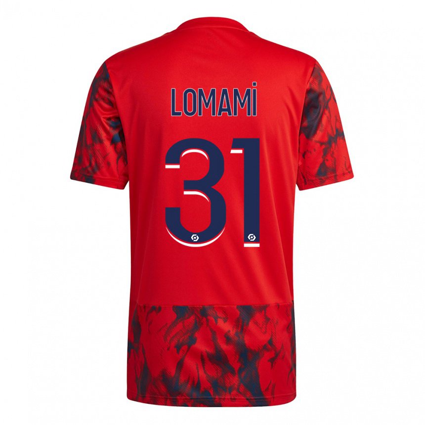 Herren Irvyn Lomami #31 Roter Raum Auswärtstrikot Trikot 2022/23 T-shirt Österreich